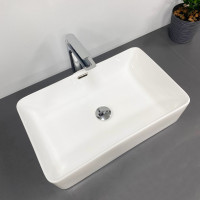 Умивальник (раковина) VBI ARABBA M WHITE накладний