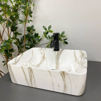 Умивальник (раковина) VBI FORLI MARMO GLOSSY накладний
