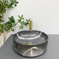 Умивальник (раковина) VBI PRATO BLACK ONYX MATT накладний