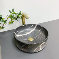 Умивальник (раковина) VBI PRATO BLACK ONYX MATT накладний