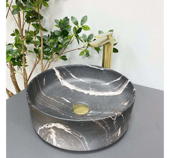 Умывальник (раковина) VBI PRATO BLACK ONYX MATT накладной