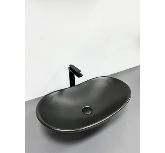 Умывальник (раковина) VBI TURIN BLACK MATT накладной