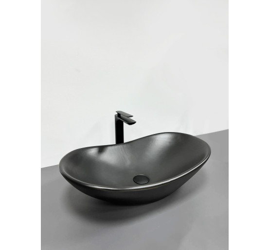 Умывальник (раковина) VBI TURIN BLACK MATT накладной