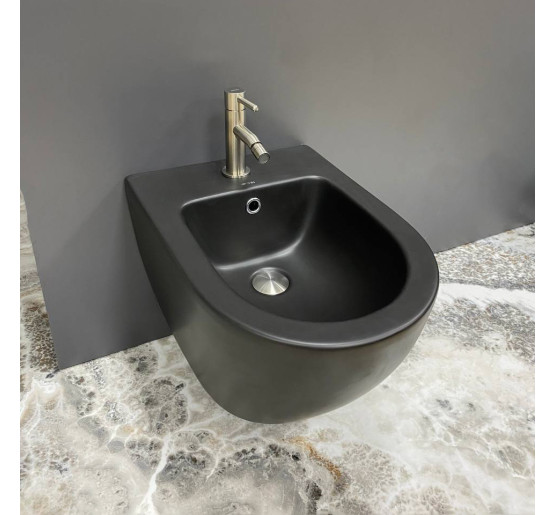 Подвесное биде VBI VULCANO BLACK MATT