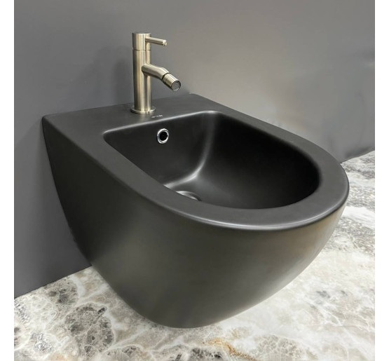 Подвесное биде VBI VULCANO BLACK MATT