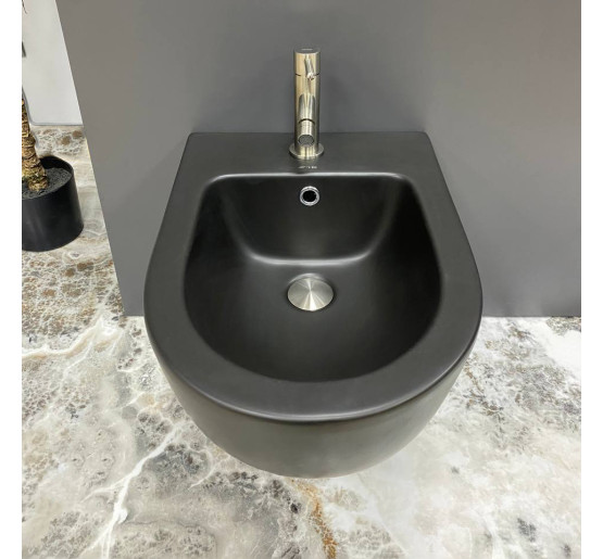 Подвесное биде VBI VULCANO BLACK MATT