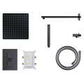 Душевая система CORSAN ADOUR BLACK с термостатом + BOX скрытого монтажа