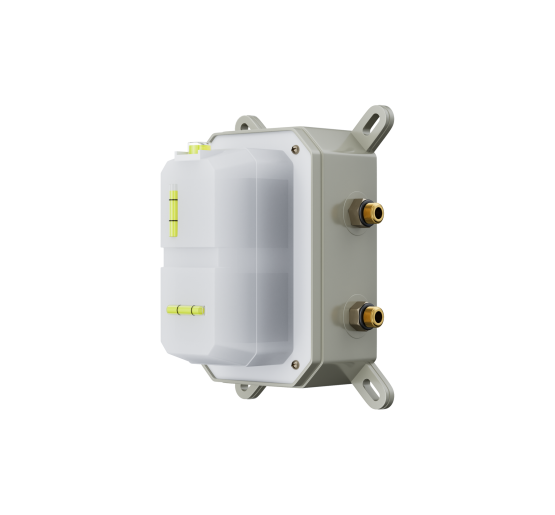 Душевая система CORSAN ADOUR BLACK с термостатом + BOX скрытого монтажа