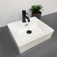 Умывальник (раковина) VBI PADUA 40 WHITE накладной подвесной