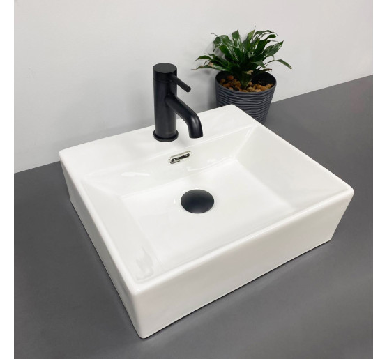 Умывальник (раковина) VBI PADUA 40 WHITE накладной подвесной