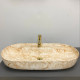 Умывальник (раковина) VBI TERNI M TRAVERTINE накладной