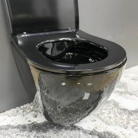 Підвісний унітаз VBI VULCANO BLACK GLOSSY