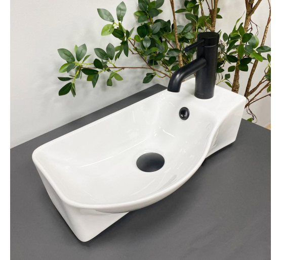 Умивальник (раковина) VBI FERMO L WHITE підвісний