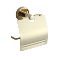 Держатель для туалетной бумаги с крышкой VBI VENUS GOLD