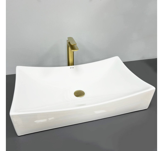 Умывальник (раковина) VBI VIAREGGIO M WHITE накладной