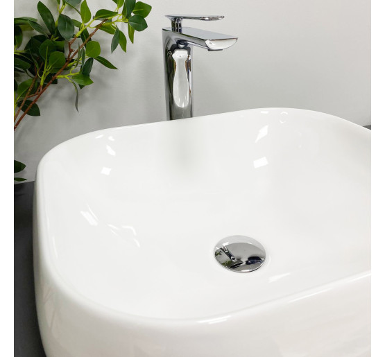 Умивальник (раковина) VBI TRICASE WHITE накладний