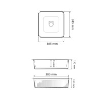 Умивальник (раковина) VBI BOLZANO WHITE накладний