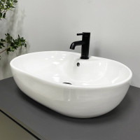 Умивальник (раковина) VBI LISCIA WHITE накладний