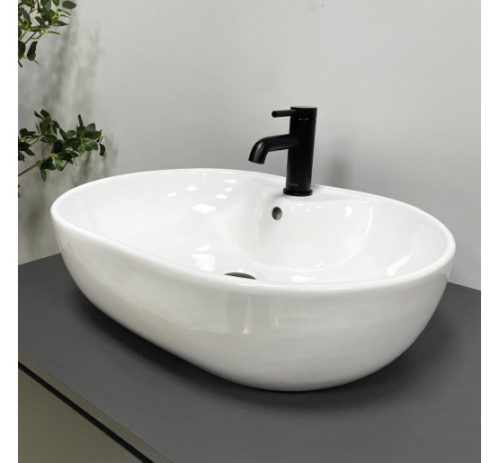 Умивальник (раковина) VBI LISCIA WHITE накладний