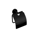 Тримач для туалетного паперу з кришкою VBI URANUS BLACK