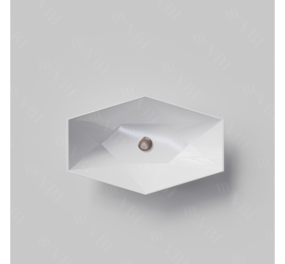 Умывальник (раковина) VBI VENEZIA S WHITE накладной