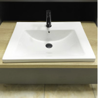 Умивальник (раковина) VBI BUSSO 60 WHITE врізний