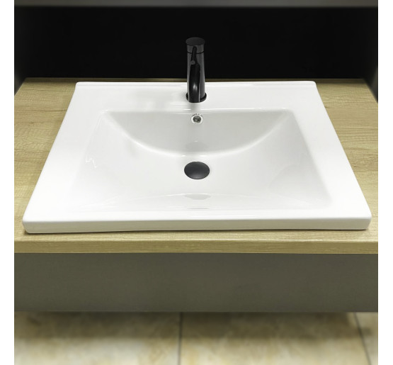 Умивальник (раковина) VBI BUSSO 60 WHITE врізний