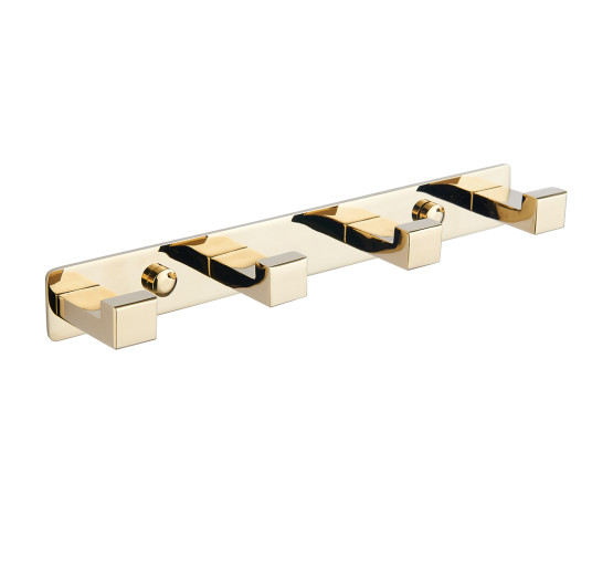 Крючок для полотенец VBI QUADRO GOLD четверной