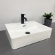 Умивальник (раковина) VBI BITONTO WHITE накладний підвісний