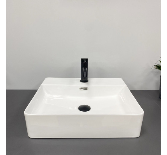 Умивальник (раковина) VBI BITONTO WHITE накладний підвісний