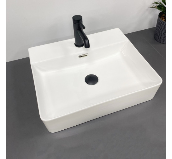 Умивальник (раковина) VBI BITONTO WHITE накладний підвісний