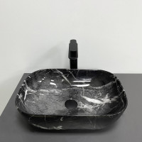 Умивальник (раковина) VBI RAVENNA BLACK OPAL GLOSSY накладний