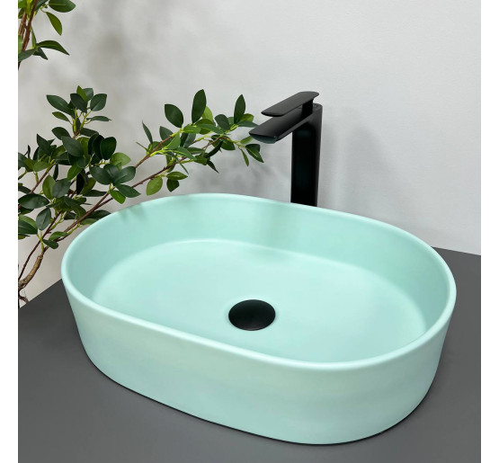 Умивальник (раковина) VBI VERONA 50 TURKUS MATT накладний