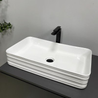 Умивальник (раковина) VBI VOLTURINO WHITE накладний