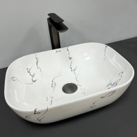 Умивальник (раковина) VBI RAVENNA MARMO GLOSSY накладний
