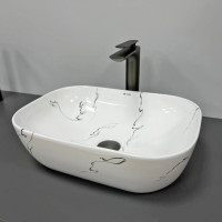 Умивальник (раковина) VBI RAVENNA MARMO GLOSSY накладний