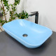Умывальник (раковина) VBI AVEZZANO BLUE MATT накладной