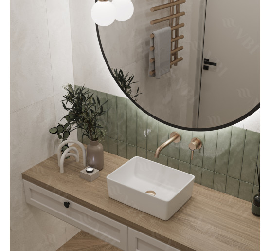 Умывальник (раковина) VBI ASTI S WHITE накладной