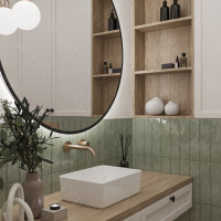 Умывальник (раковина) VBI ASTI S WHITE накладной