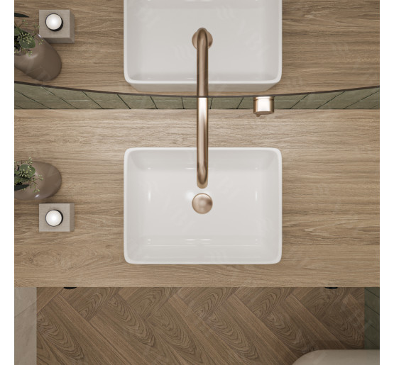 Умывальник (раковина) VBI ASTI S WHITE накладной