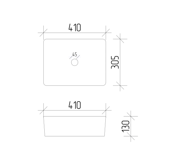Умывальник (раковина) VBI ASTI S WHITE накладной