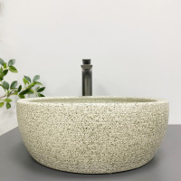 Умивальник (раковина) VBI CORRIDONIA BEIGE STONE MATT накладний