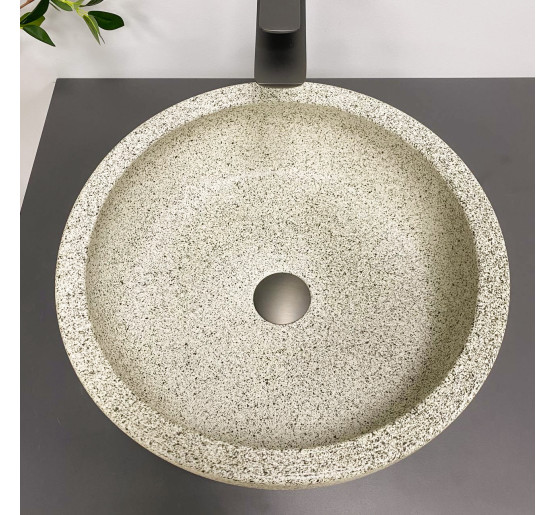 Умывальник (раковина) VBI CORRIDONIA BEIGE STONE MATT накладной