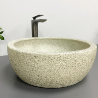 Умивальник (раковина) VBI CORRIDONIA BEIGE STONE MATT накладний