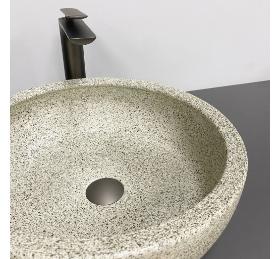 Умывальник (раковина) VBI CORRIDONIA BEIGE STONE MATT накладной