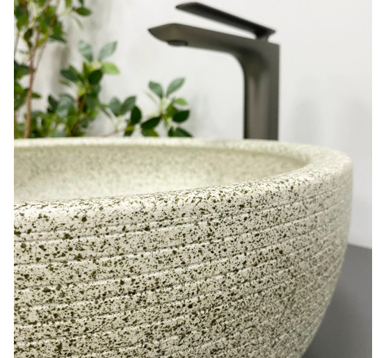 Умывальник (раковина) VBI CORRIDONIA BEIGE STONE MATT накладной