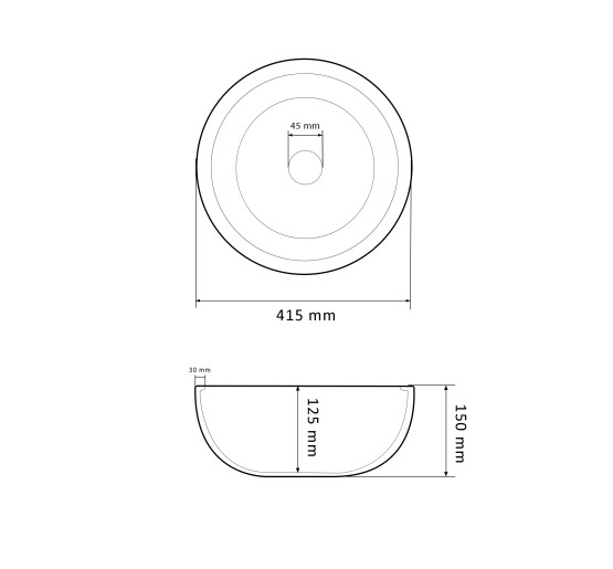 Умывальник (раковина) VBI CORRIDONIA BEIGE STONE MATT накладной