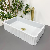 Умивальник (раковина) VBI FLORENTIA GREY MATT накладний