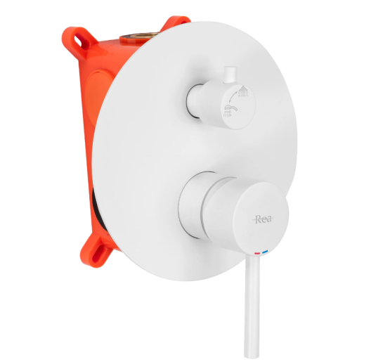 Душова система REA LUNGO WHITE MATT + BOX прихованого монтажу