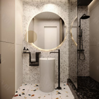 Умивальник (раковина) VBI MATERA WHITE підлоговий